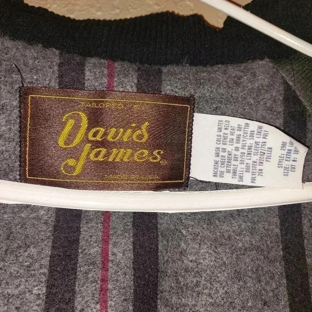 Vintage 90's Davis James USA Blanket Lined  Western Jacket Men’s Size XL - Picture 6 of 11
